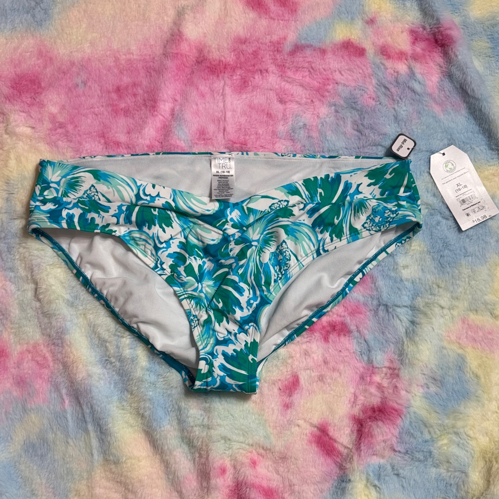5/$25 Xl Floral Bikini Bottom